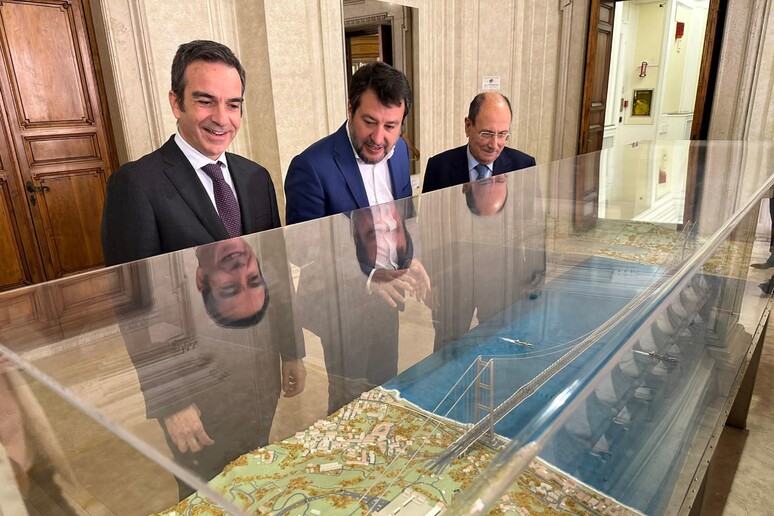 Incontro tra Matteo Salvini e i presidenti di Calabria e Sicilia, Roberto Occhiuto e Renato Schifani - RIPRODUZIONE RISERVATA
