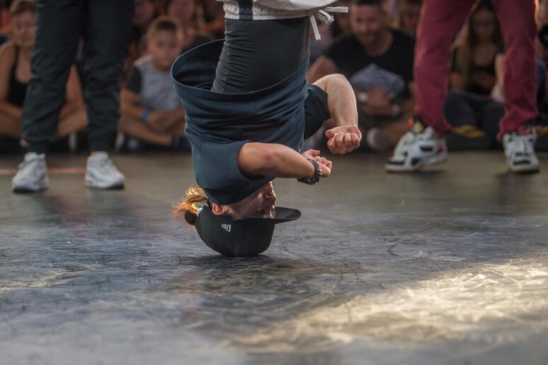 Una gara di breakdance. Foto d 'archivio © ANSA/EPA